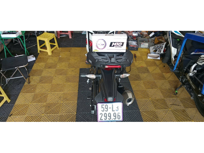Độ đèn nâng cấp ánh sáng Titan M10 Ultra V2 cho xe Exciter 